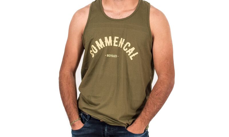 TANK TOP COLLEGE MILITARY GREEN
