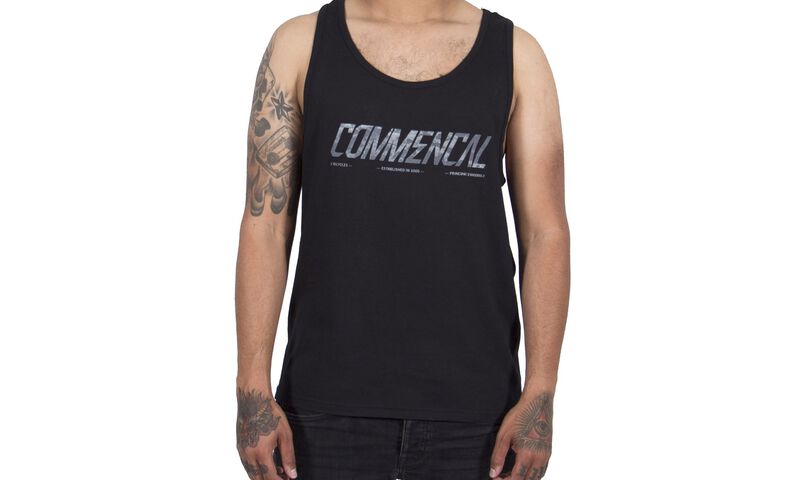 COMMENCAL CORPORATE TANK TOP BLACK