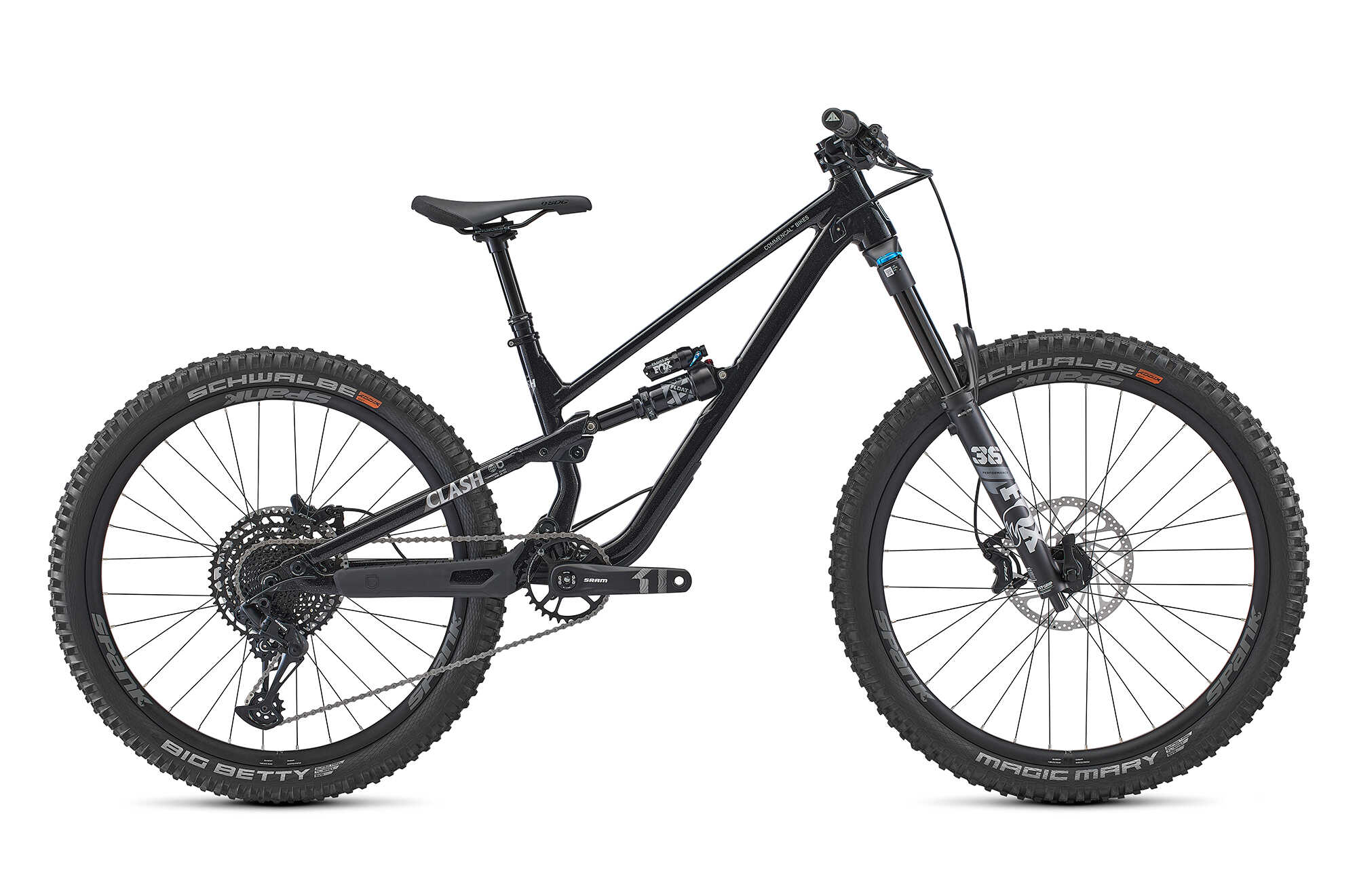COMMENCAL CLASH XS GLITTERY BLACK image number null