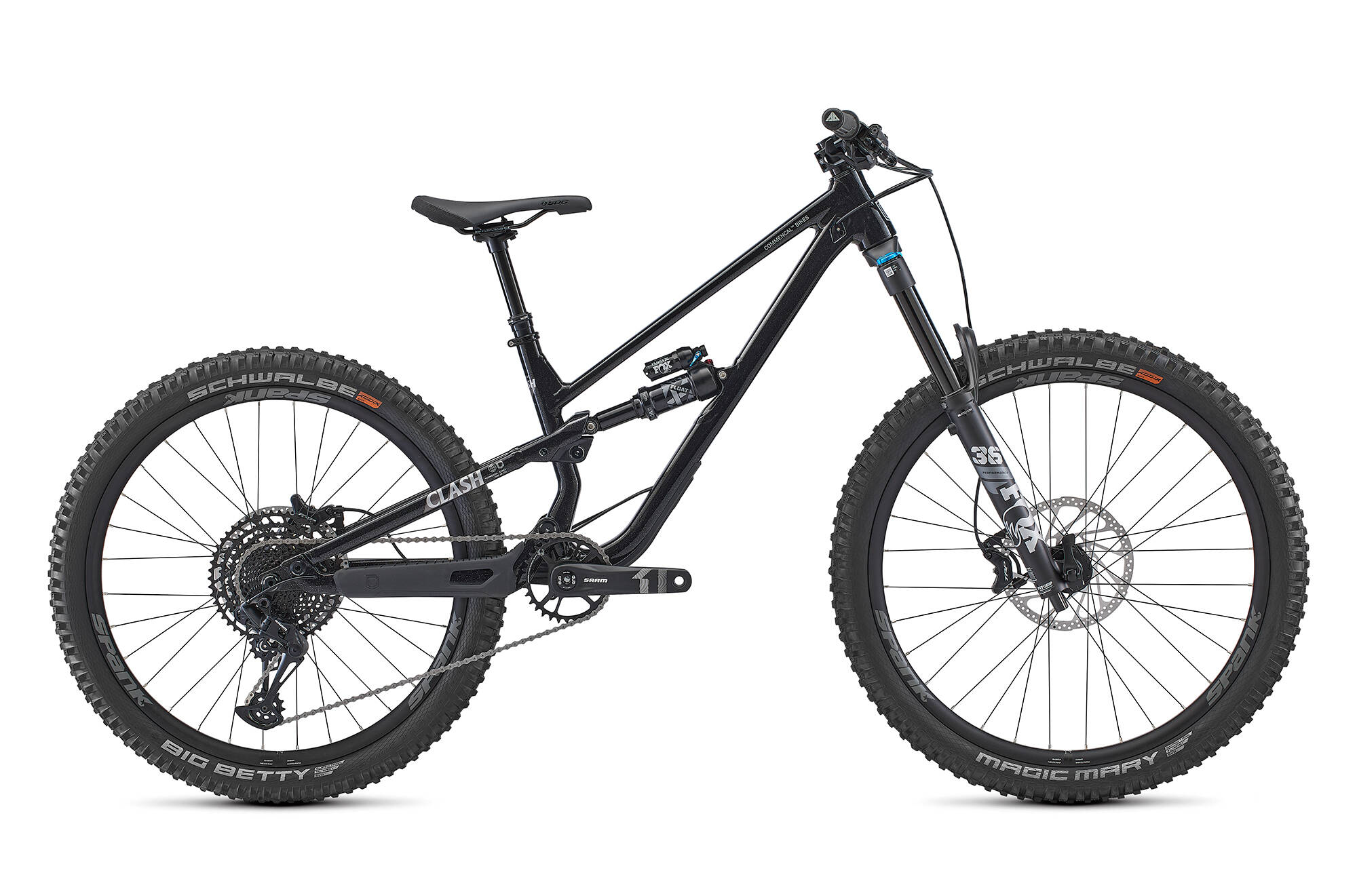 COMMENCAL CLASH XS GLITTERY BLACK image number null