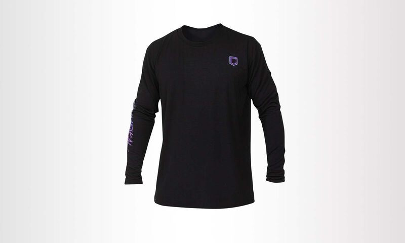 COMMENCAL LONG SLEEVE TECH TEE BLACK NEON