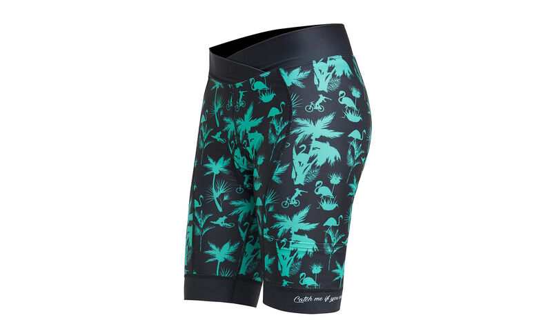 BOXERS REMBOURRE WOMEN AQUA PRINT