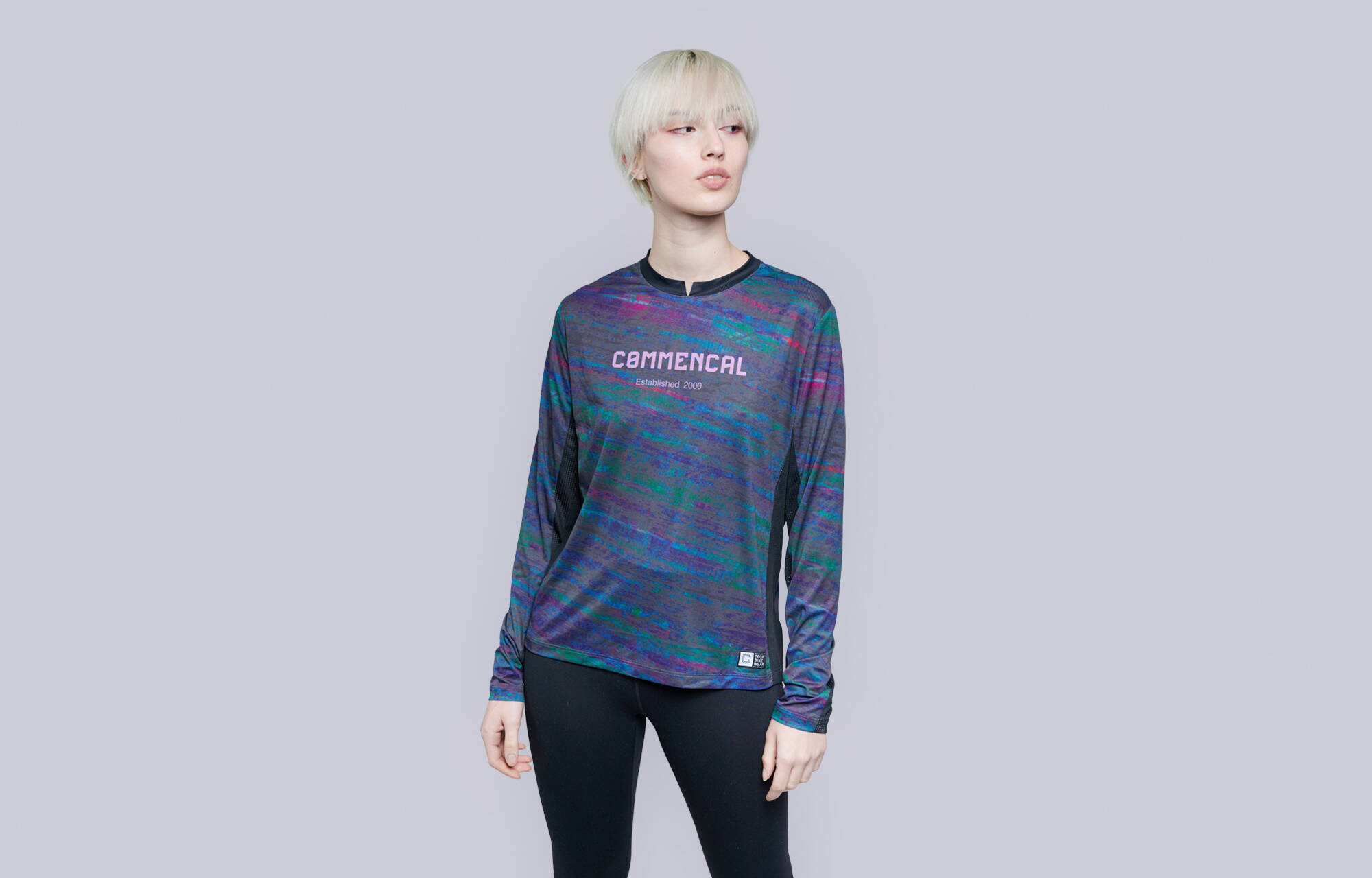 COMMENCAL WOMEN LIGHTECH LONG SLEEVE JERSEY AURORA image cover number 0