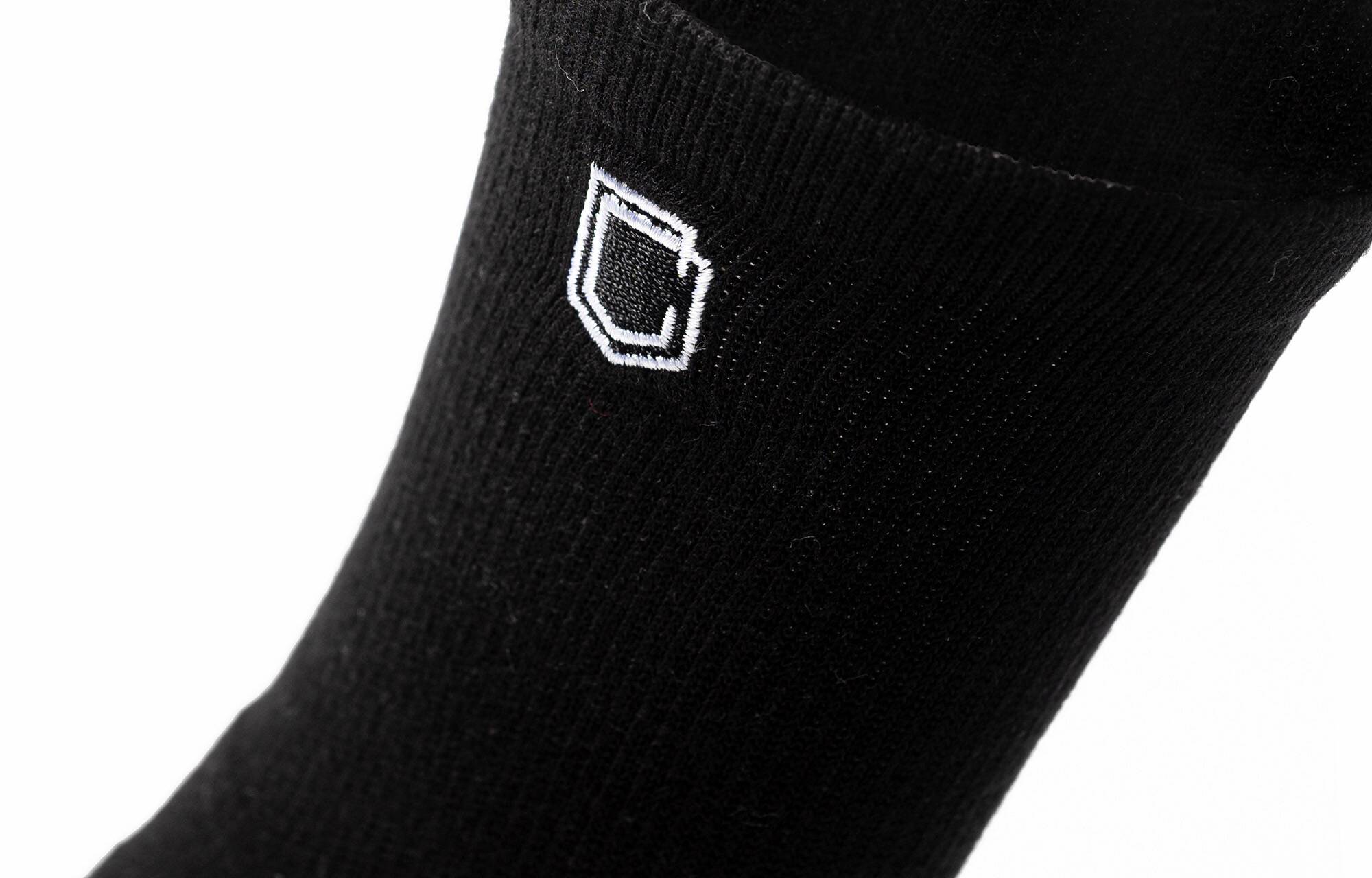 CALCETINES COMMENCAL BORDADOS NEGROS image large number 0