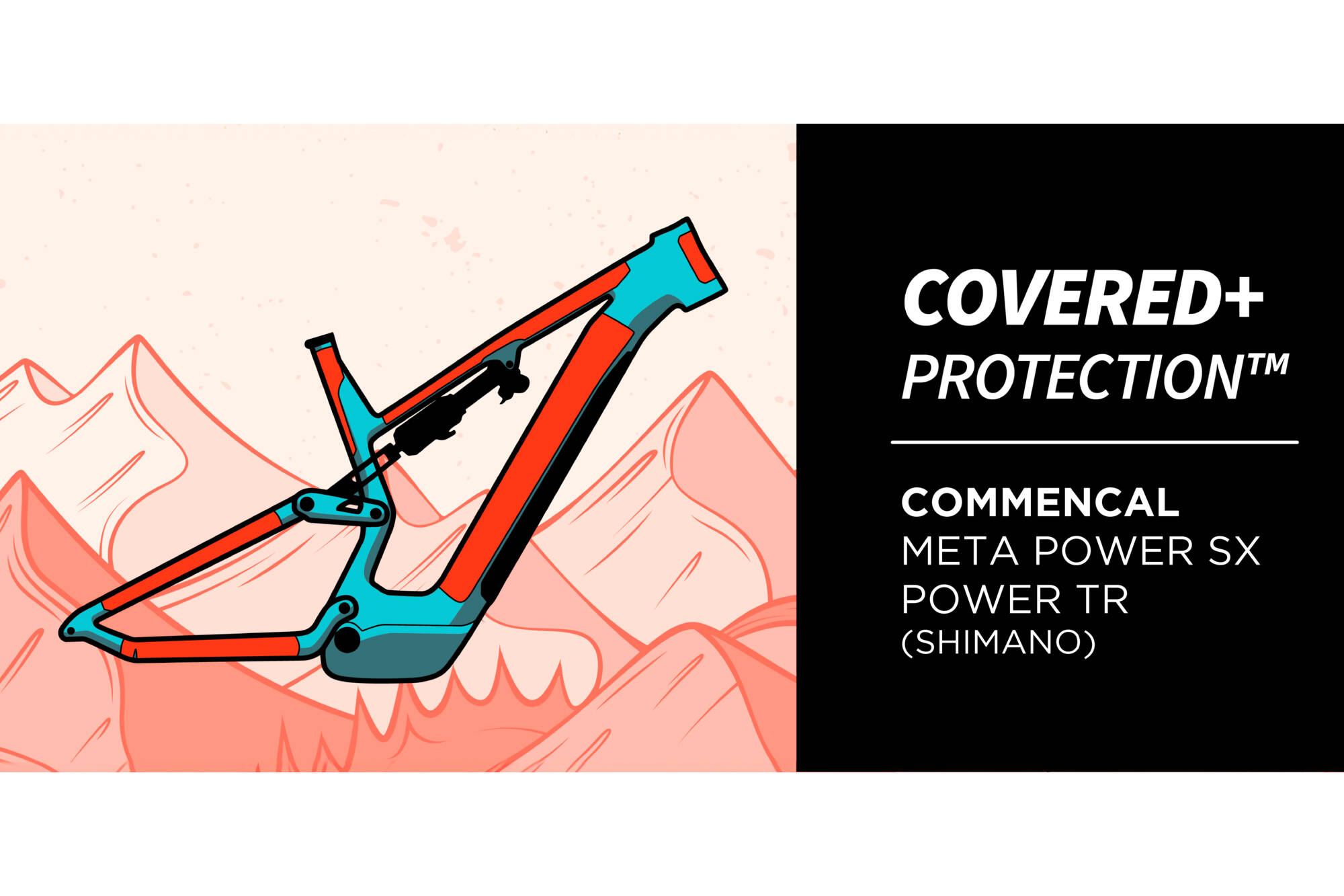 KIT DI PROTEZIONE RIDEWRAP COVERED+ LUCIDO - META POWER SHIMANO image cover number 0