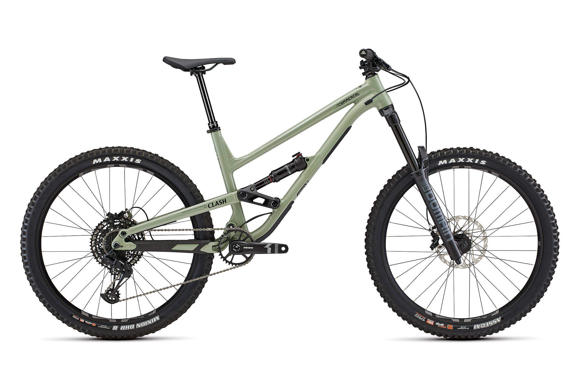 COMMENCAL CLASH ORIGIN HERITAGE GREEN + DROPPER SEATPOST image number null