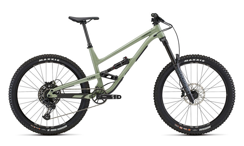 COMMENCAL CLASH ORIGIN HERITAGE GREEN + DROPPER SEATPOST