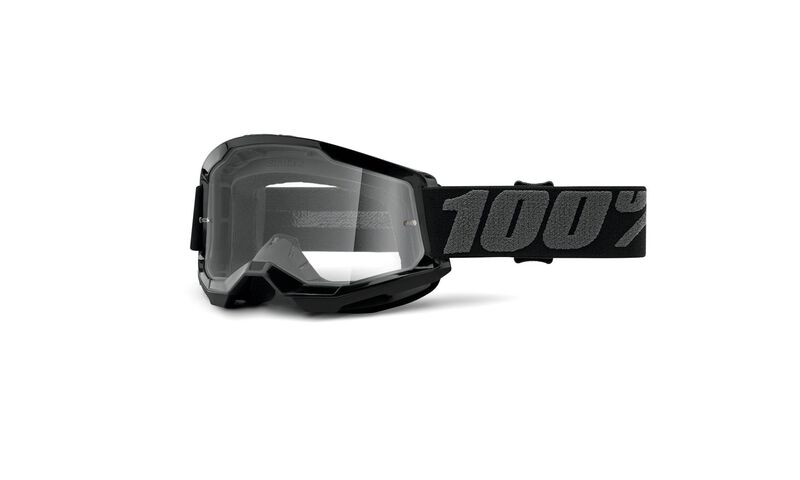 MASQUE 100% STRATA 2 BLACK - CLEAR LENS