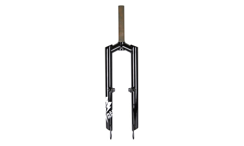 MAXMAX 24' FORK, 1'1/8 STEERER,  V-BRAKE AND DISC MOUNT COMPAT BLACK