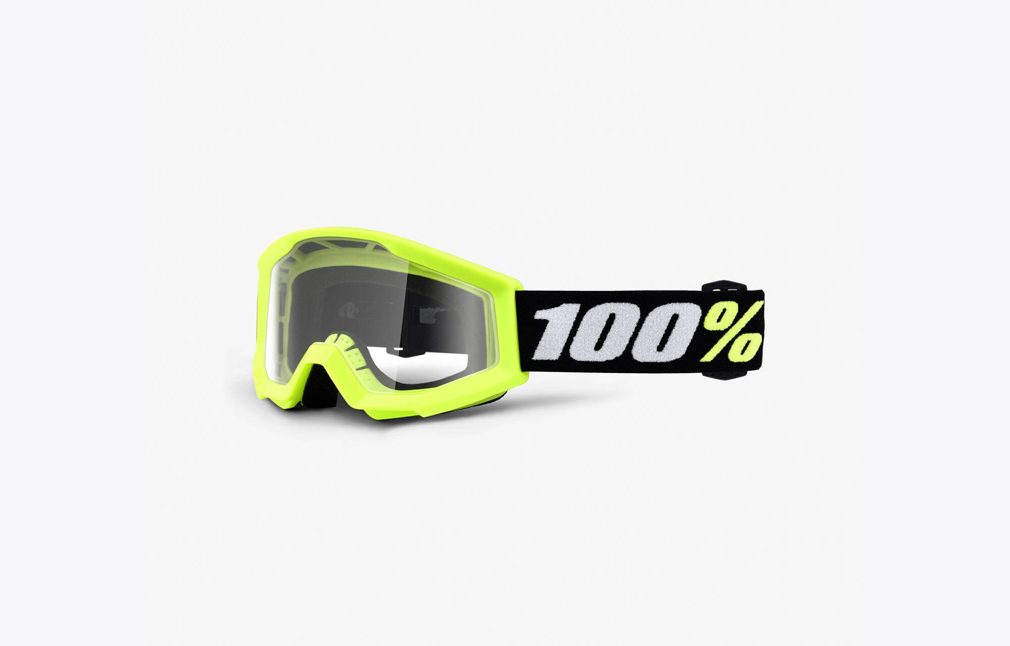 100% STRATA MINI GOGGLES YELLOW - CLEAR LENS image cover number 0