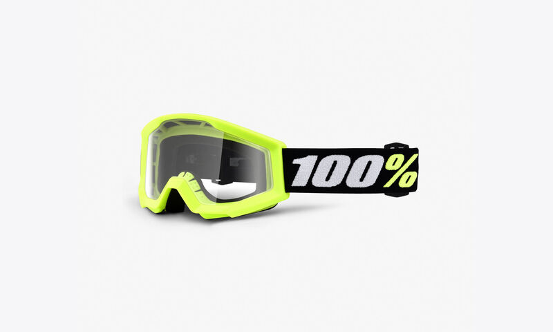 MASQUE 100% STRATA MINI YELLOW - CLEAR LENS