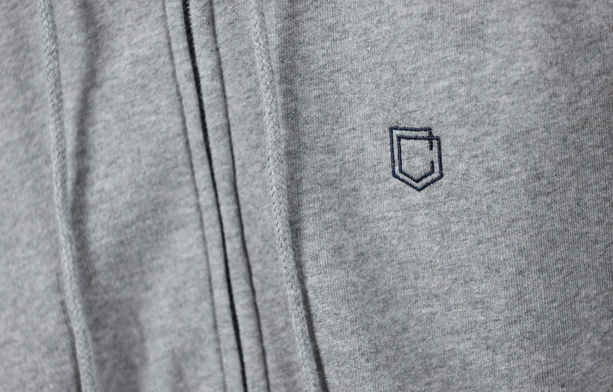 COMMENCAL ZIPPER HOODIE DARK MOLTED GREY image large number 2