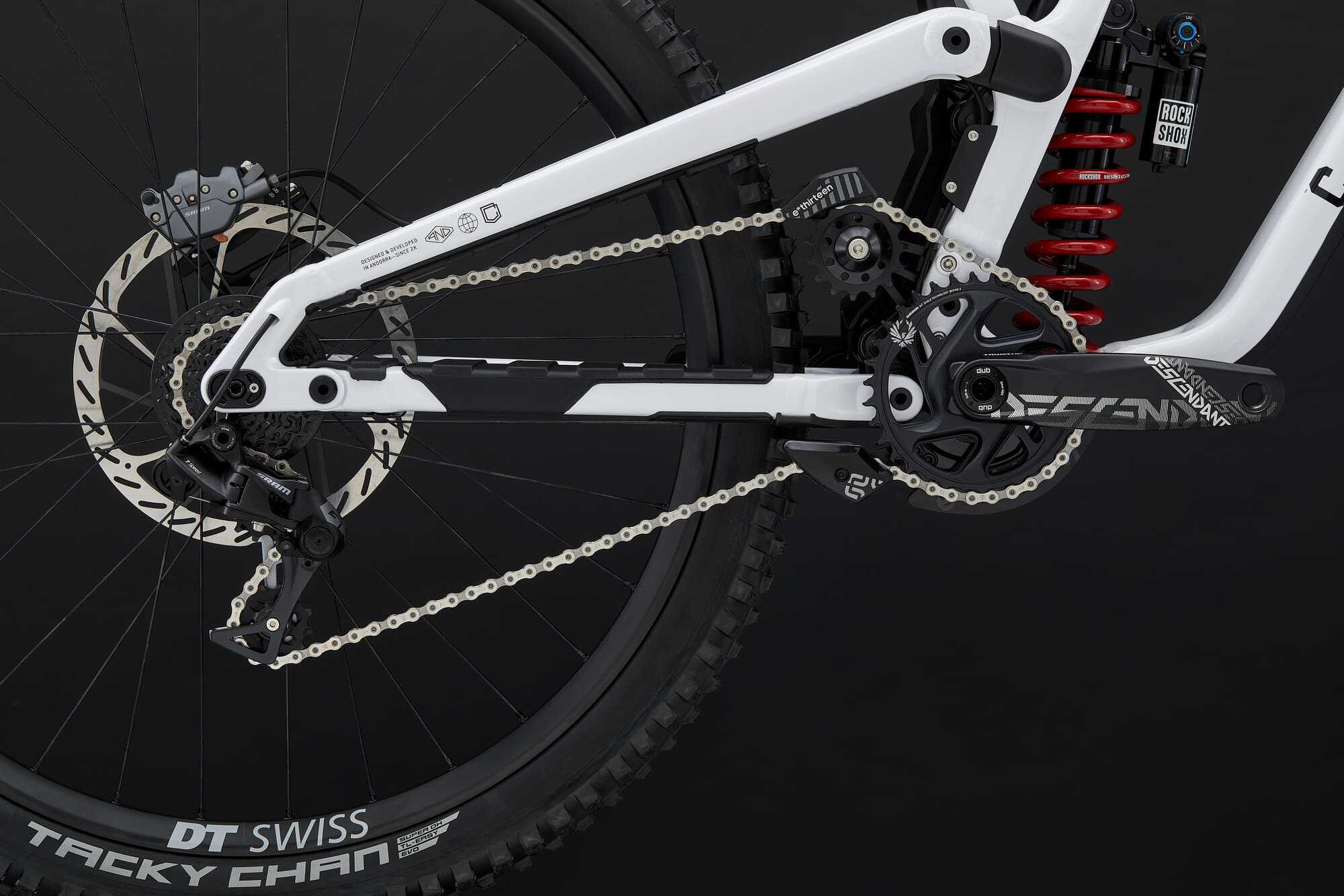 COMMENCAL SUPREME DH V5 ROCKSHOX PURE WHITE 2026 image large number 5