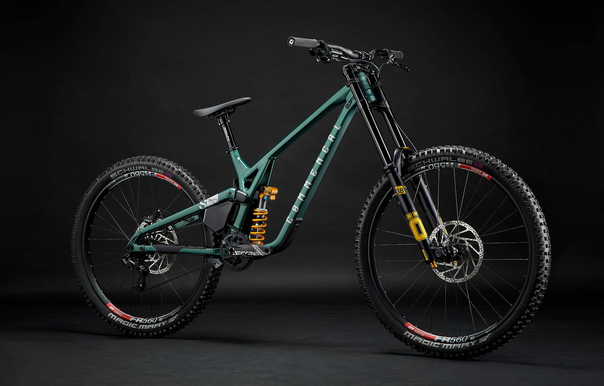 COMMENCAL SUPREME DH V5 OHLINS EDITION METALLIC GREEN image large number 1