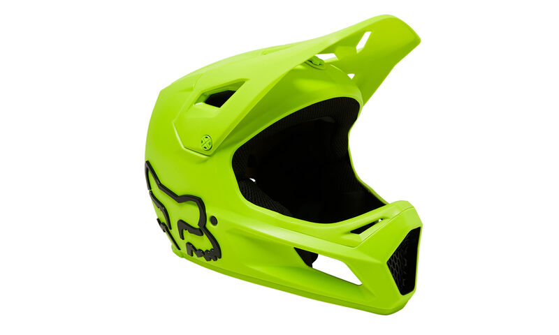 CASQUE FOX KIDS RAMPAGE FLUO YELLOW