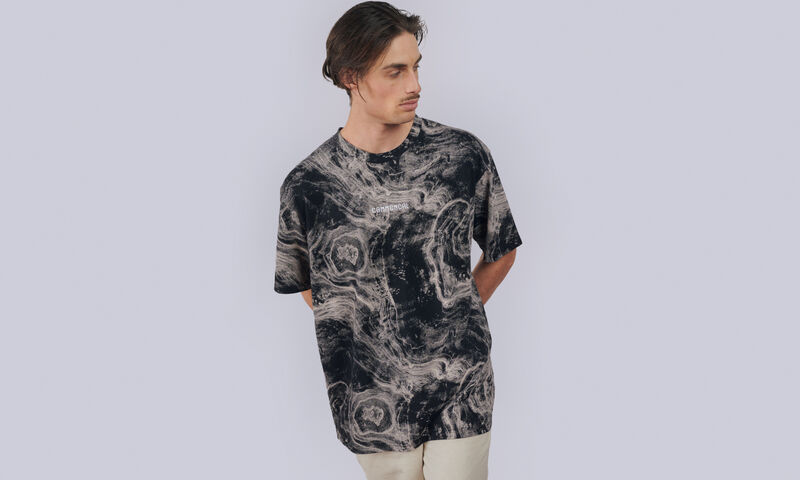 T-SHIRT COMMENCAL LOOSE FIT LIGHT BLACK PETROL