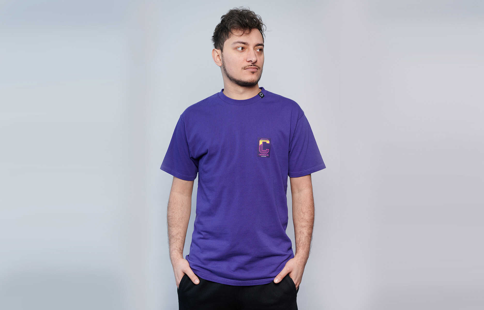 T-SHIRT COMMENCAL LOOSE FIT SPECTRUM PURPLE image cover number 0