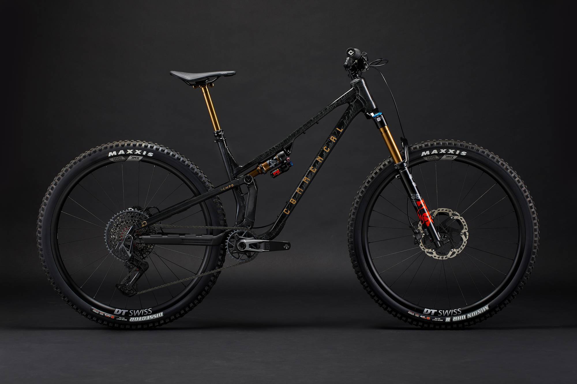 COMMENCAL T.E.M.P.O. T-TYPE CRACKLED BLACK image large number 0