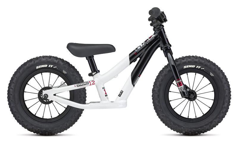 COMMENCAL RAMONES 12 PUSH BIKE BLACK & WHITE + KIT DE FRENO TRASERO