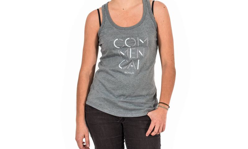 TANK TOP 3 LINES GREY GIRLY