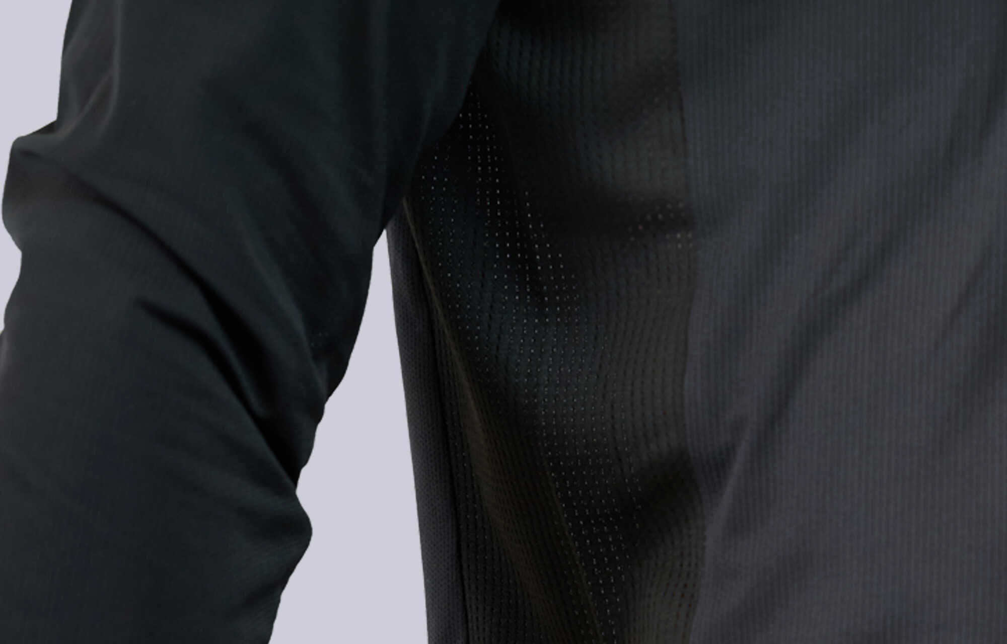 MAILLOT COMMENCAL LIGHTECH MANCHES LONGUES SILVER REFLECTIVE BLACK image large number 2