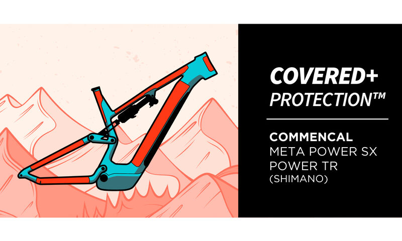 PROTECCIÓN DE CUADRO RIDEWRAP COVERED+ MATE - META POWER SHIMANO