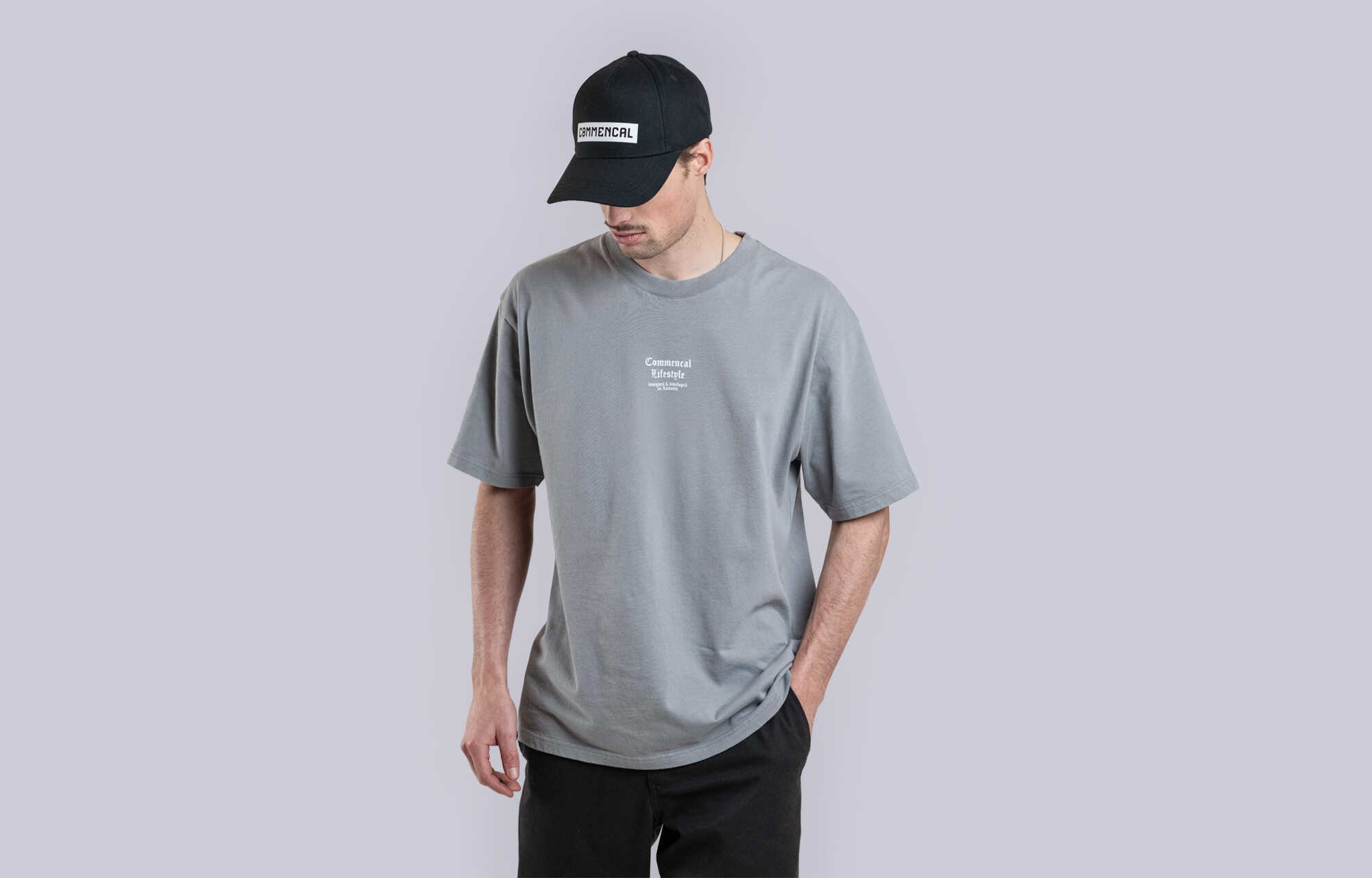 T-SHIRT COMMENCAL LOOSE FIT CMNCL GREY image large number 0