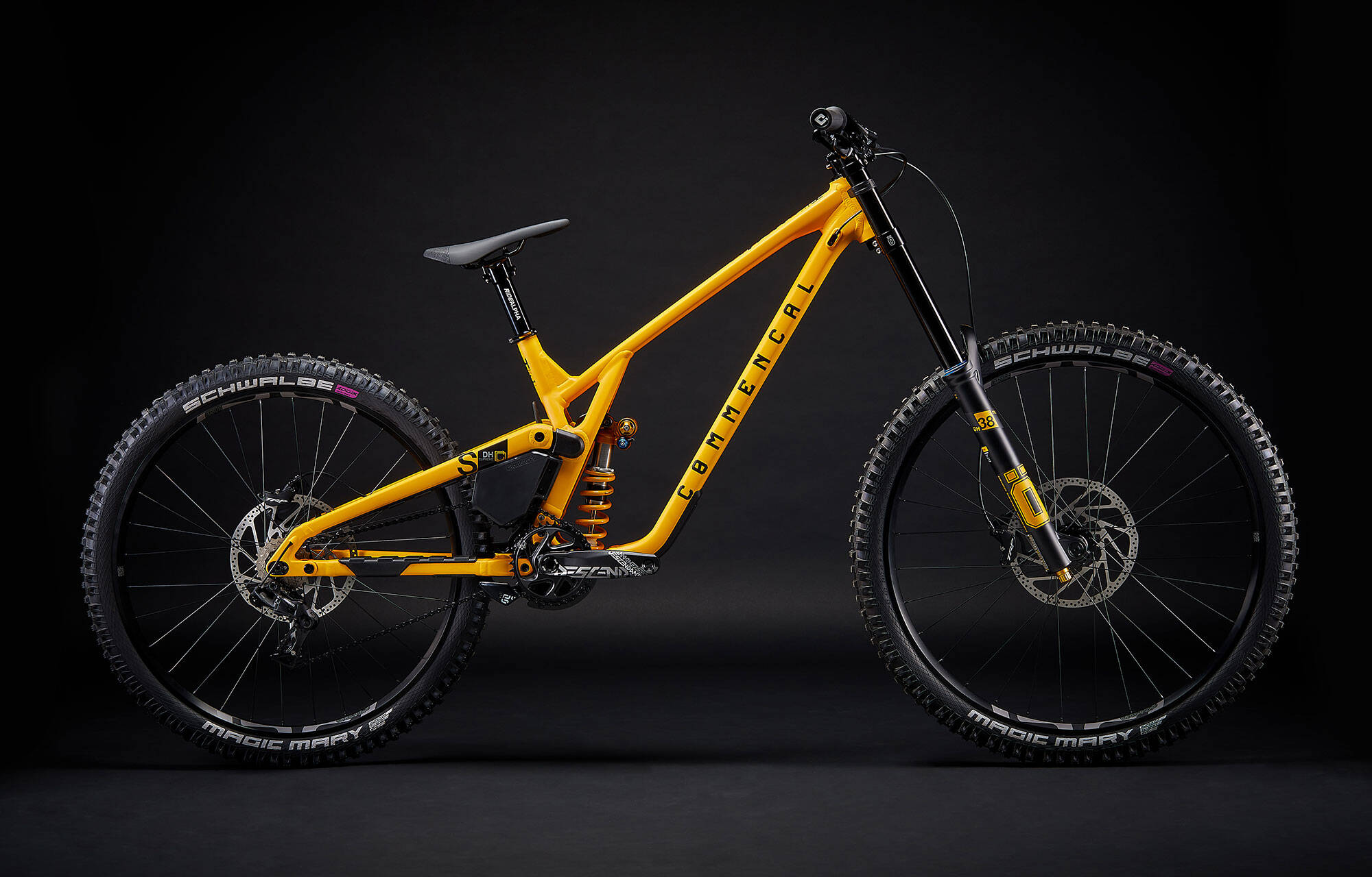 COMMENCAL SUPREME DH V5 OHLINS EDITION YELLOW image large number 0