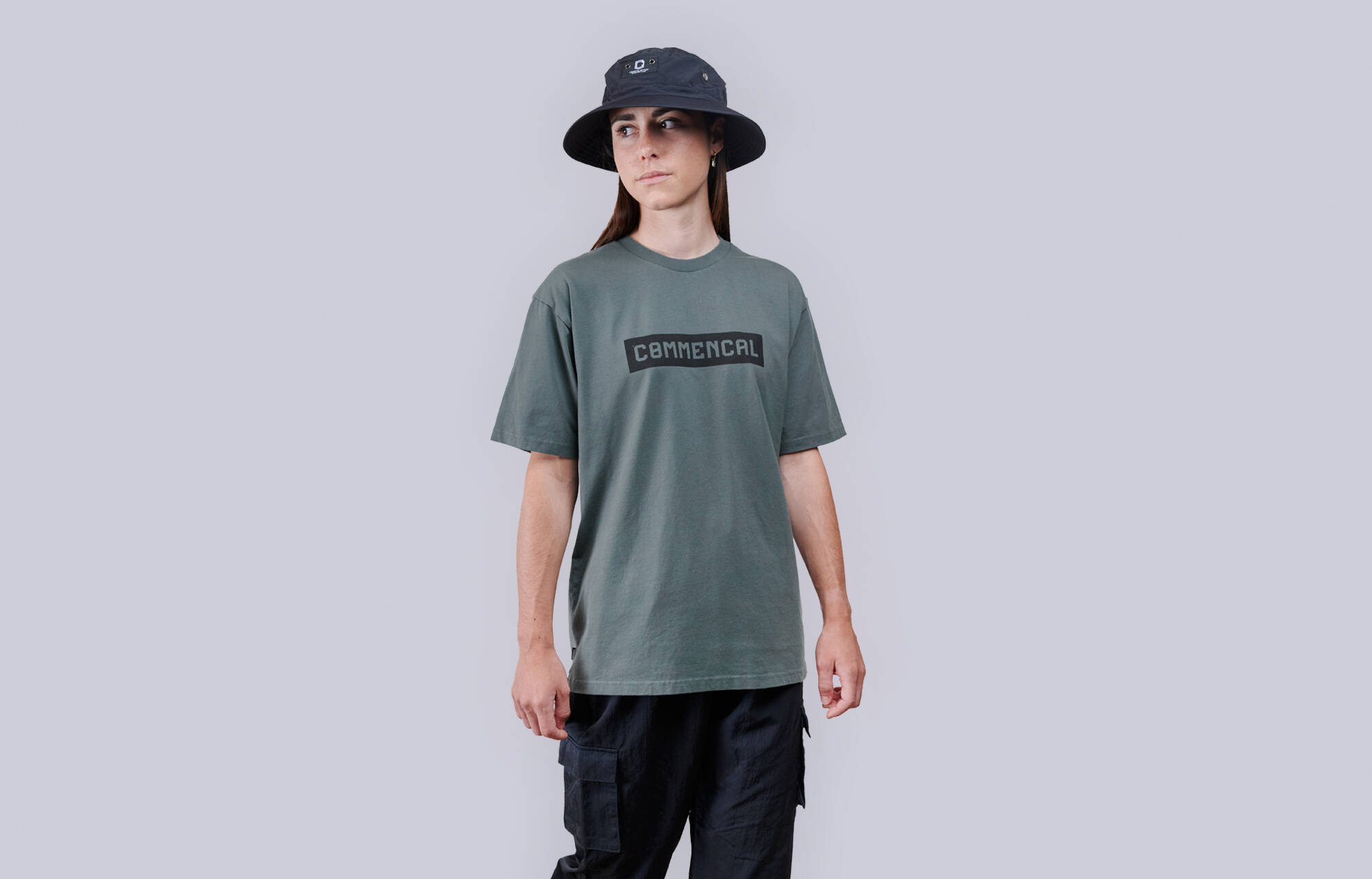 CAMISETA COMMENCAL REGULAR FIT CORPORATE DARK GREY image large number 1