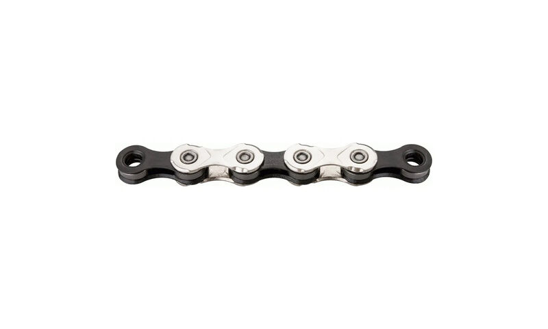 KMC 12S X12  SILVER BLACK CHAIN
