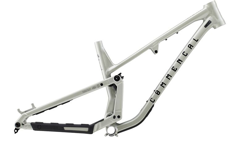 CADRE COMMENCAL META V5 CLEAR SILVER