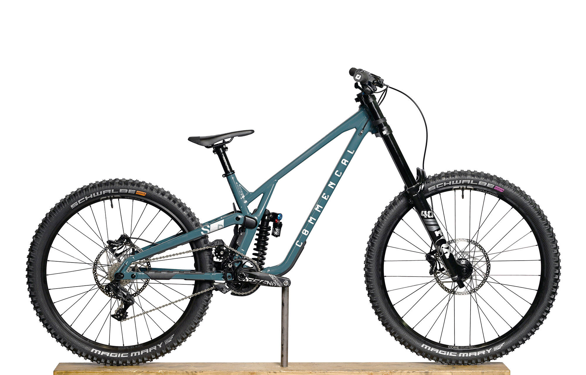 COMMENCAL SUPREME DH V5 ESSENTIAL AQUA BLUE - M (23150102) image number null