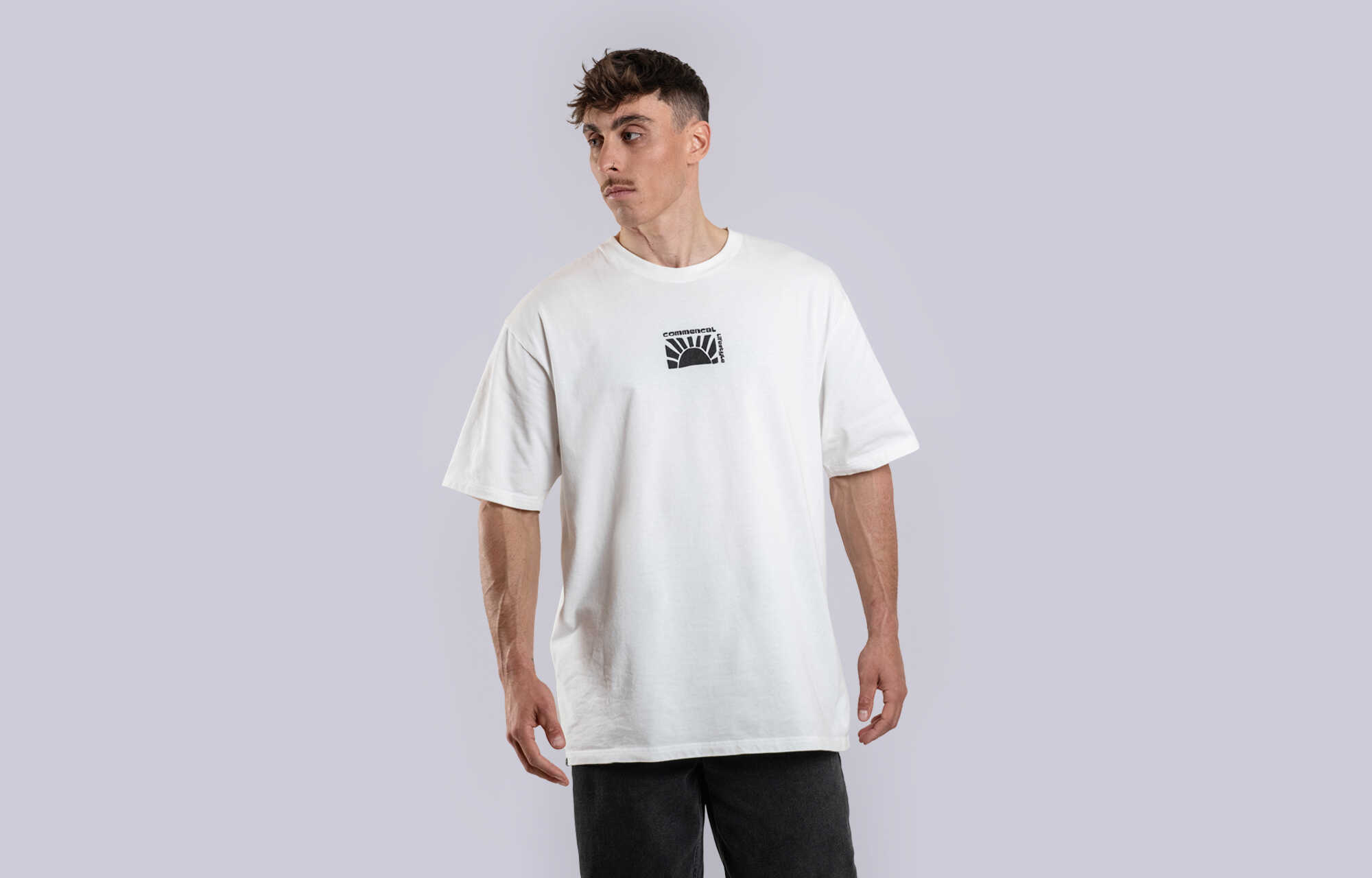 T-SHIRT COMMENCAL LOOSE FIT PLAY GREIGE image large number 0
