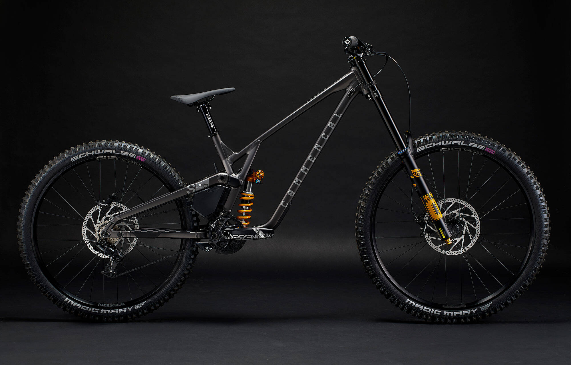 COMMENCAL SUPREME DH V5 OHLINS EDITION DARK SLATE image large number 0