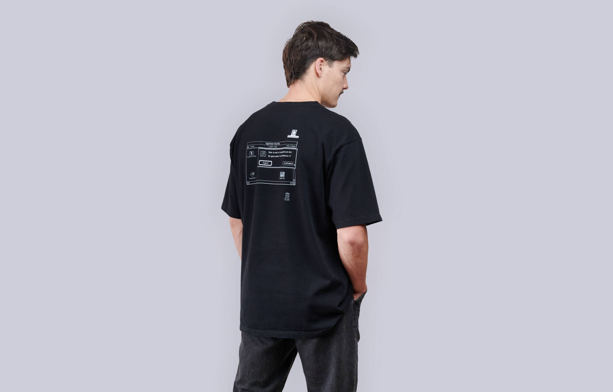 COMMENCAL DISKETTE LOOSE FIT T-SHIRT BLACK image large number 0
