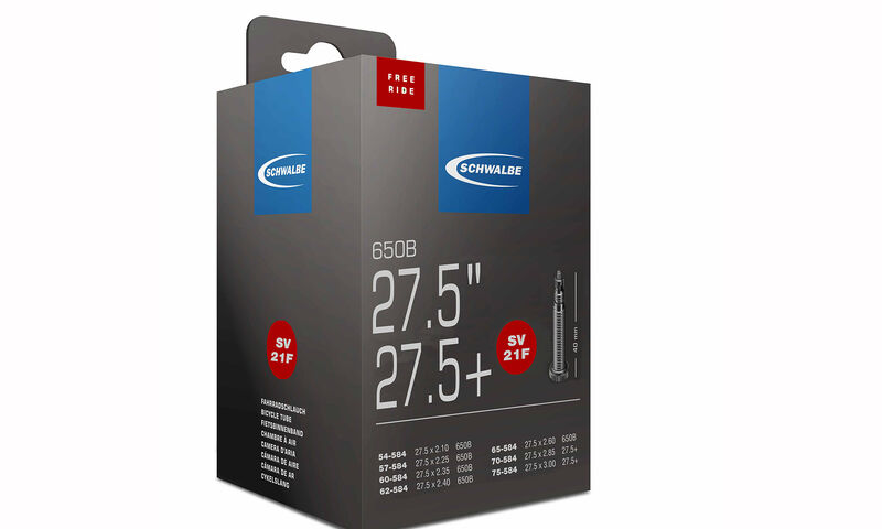 SCHWALBE SV 21F 27.5 X 2.10/3.0 FREERIDE-SCHLAUCH PRESTA-VENTIL