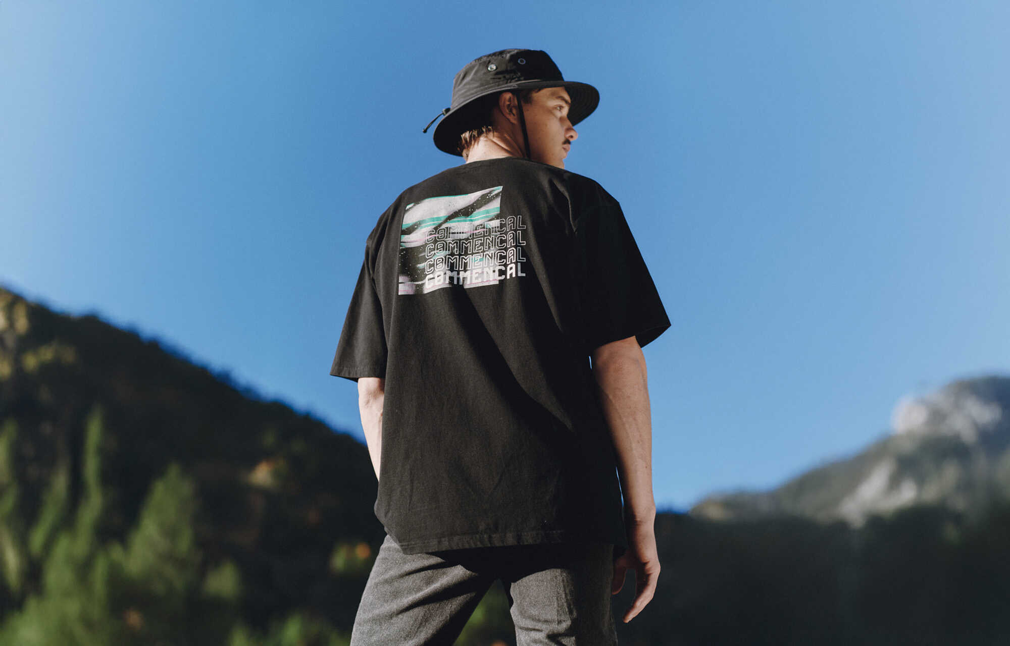 COMMENCAL SURREALISTIC LOOSE FIT T-SHIRT BLACK image large number 2