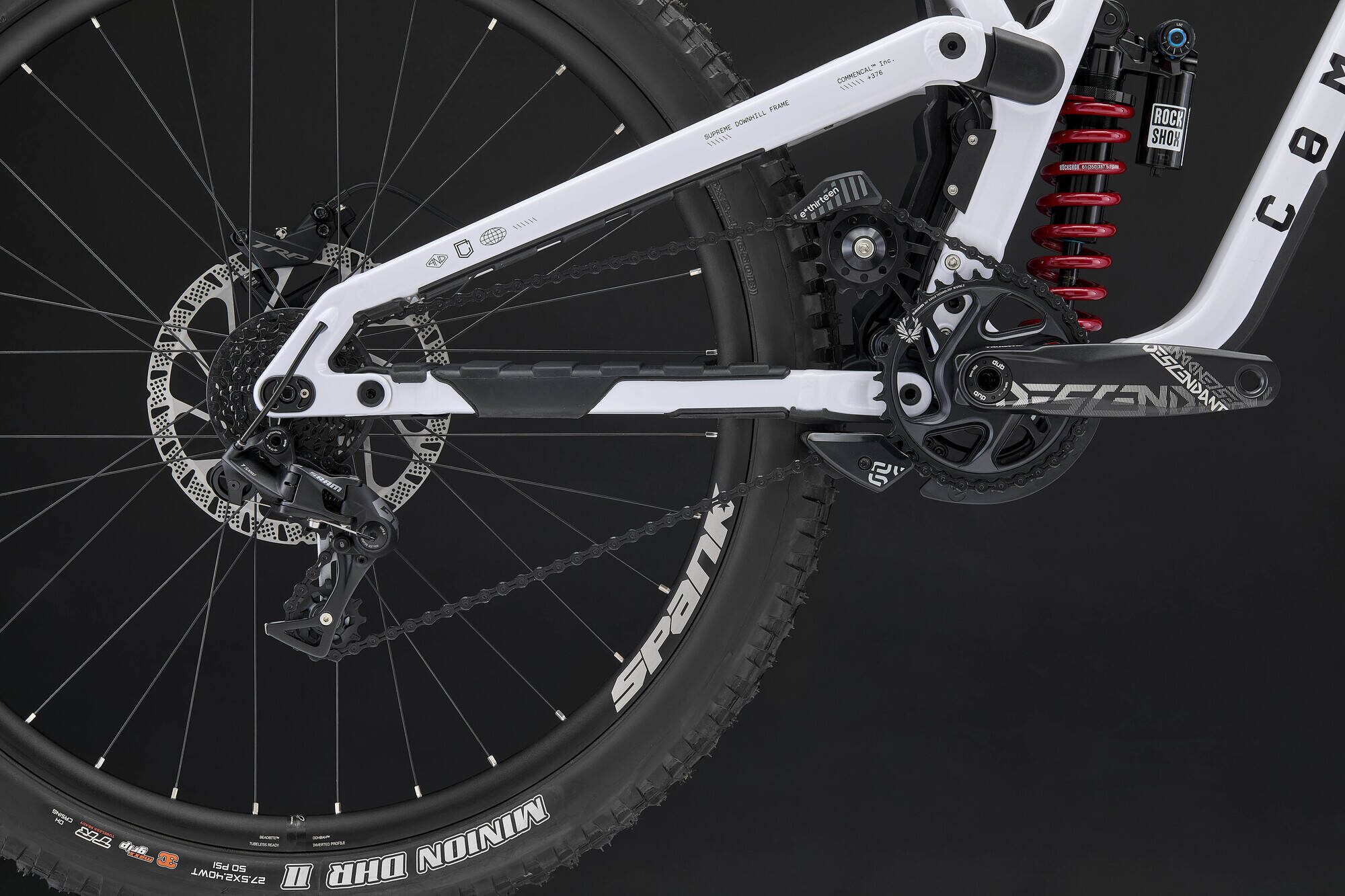 COMMENCAL SUPREME DH V5 XS PURE WHITE 2026 image large number 5