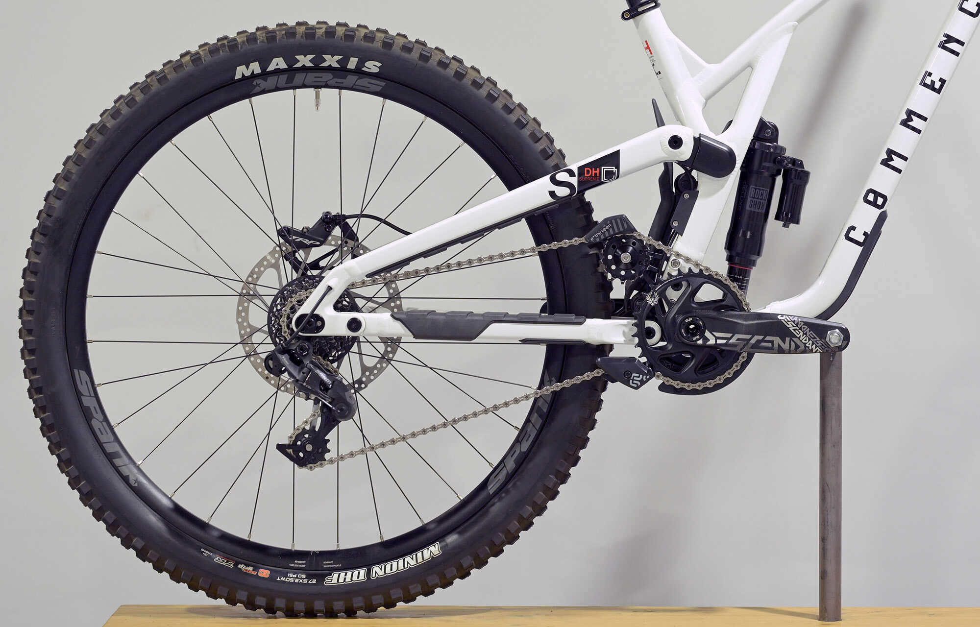 COMMENCAL SUPREME DH V5 XS PURE WHITE - (23170900) image large number 0