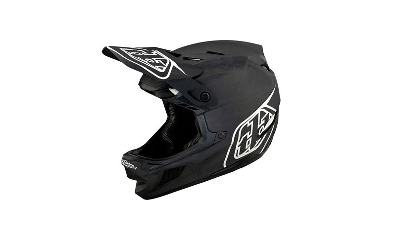 TROY LEE DESIGNS D4 AS CARBON - STEALTH BLACK/SILVER