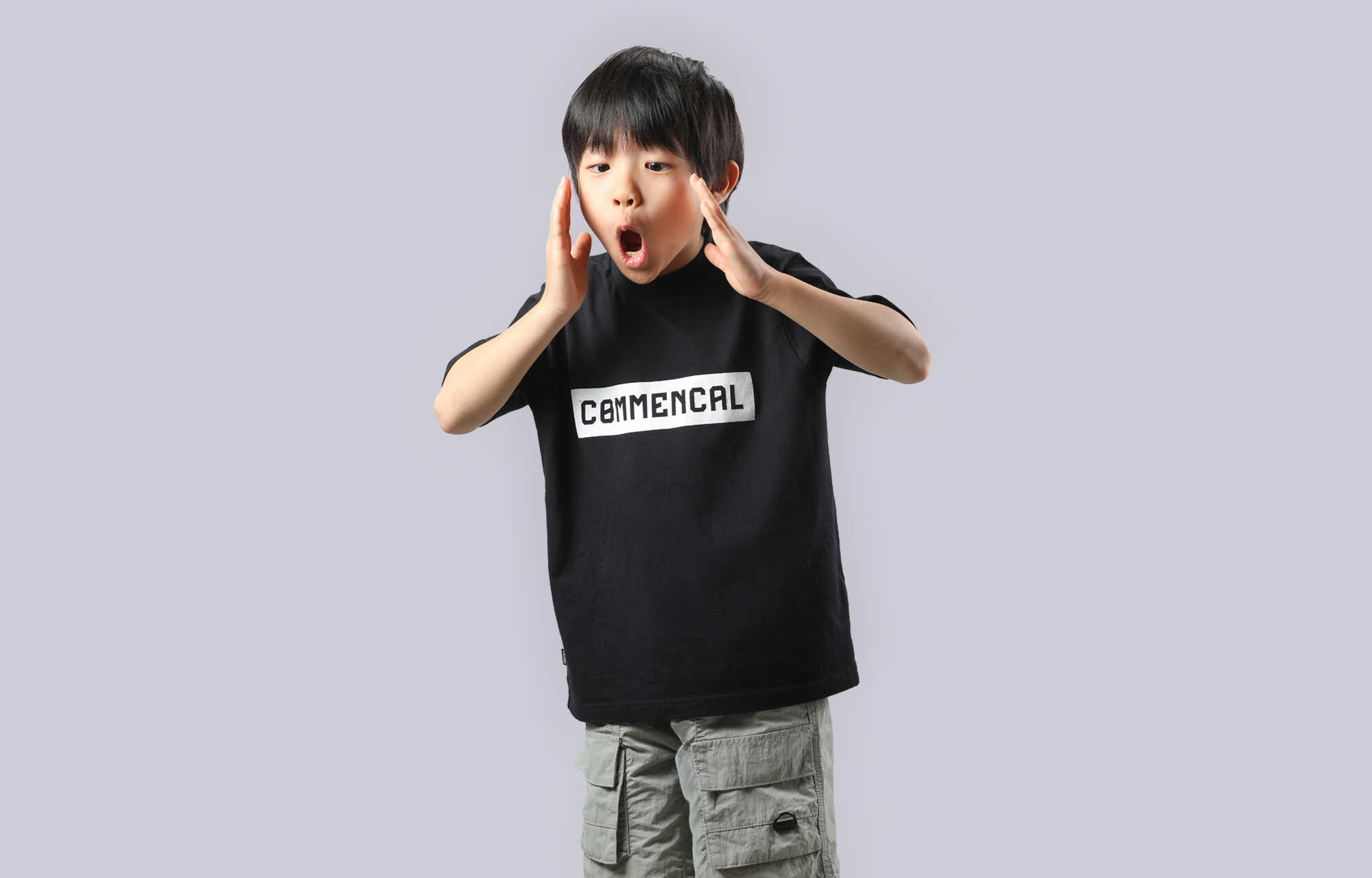 T-SHIRT COMMENCAL KIDS REGULAR FIT CORPORATE BLACK image large number 3