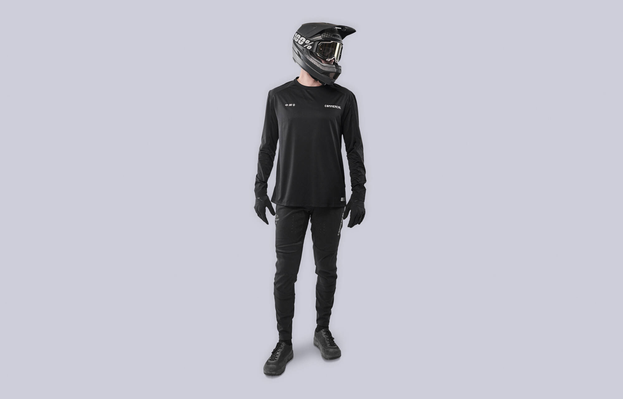COMMENCAL HARDTECH LONG SLEEVE JERSEY BLACK image cover number 0