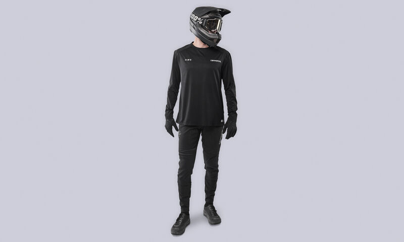MAILLOT COMMENCAL HARDTECH MANGA LARGA BLACK