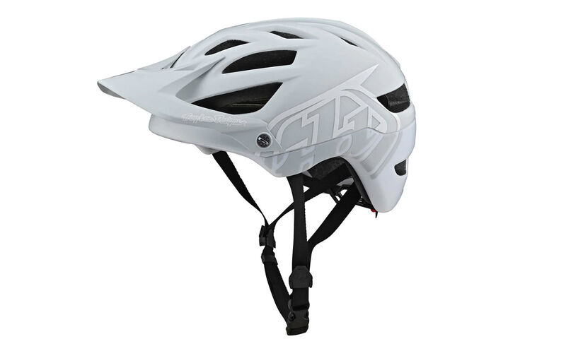 CASCO TROY LEE DESIGNS A1 MIPS - CLASSIC GRAY/WHITE
