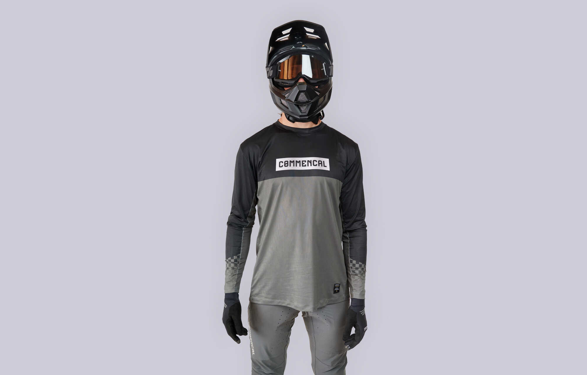 COMMENCAL LIGHTECH RACE LONG SLEEVE JERSEY DARK GREY image cover number 0