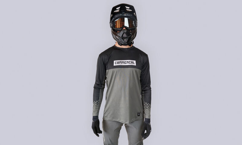 MAILLOT COMMENCAL LIGHTECH MANCHES LONGUES RACE DARK GREY