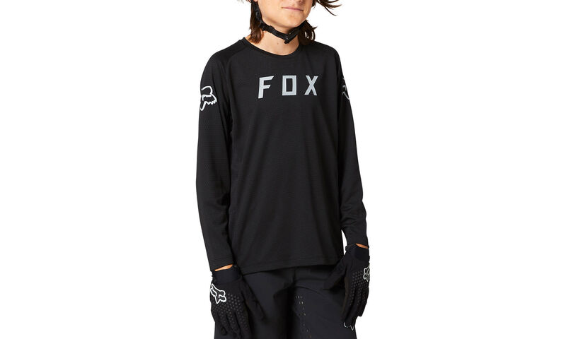 MAILLOT MANGA LARGA KIDS FOX DEFEND BLACK