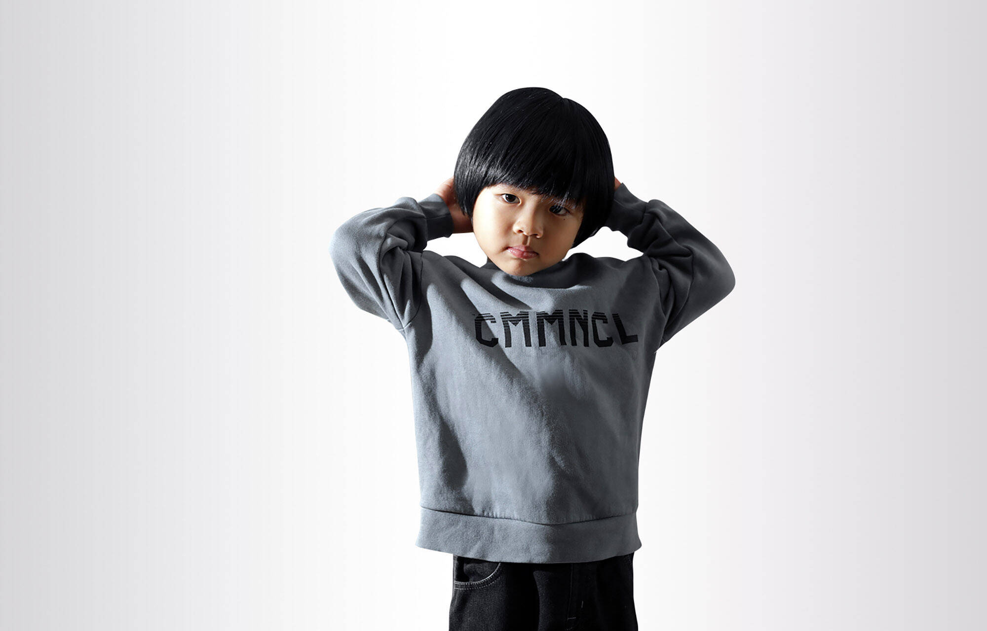 SUDADERA COMMENCAL KIDS CMMNCL GREY image cover number 0