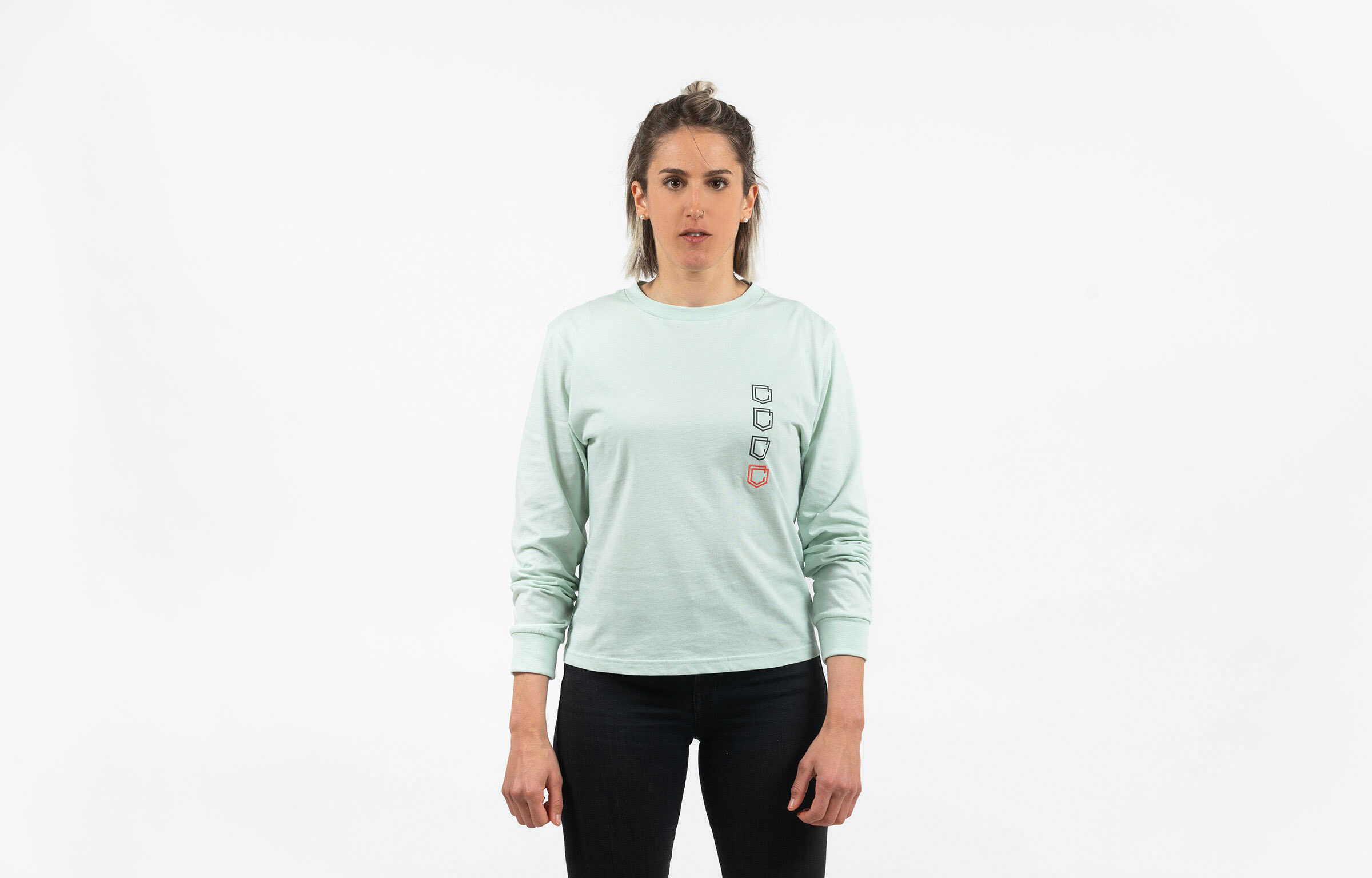 CAMISETA MANGA LARGA WOMEN COMMENCAL AZUR NEON image large number 0