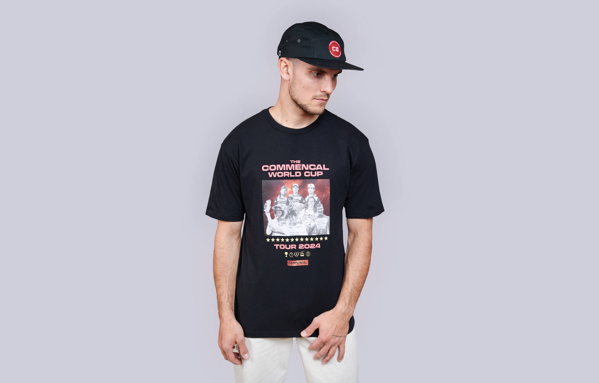 CAMISETA  LOOSE FIT LIGHT  COMMENCAL WORLD CUP BLACK image cover number 0